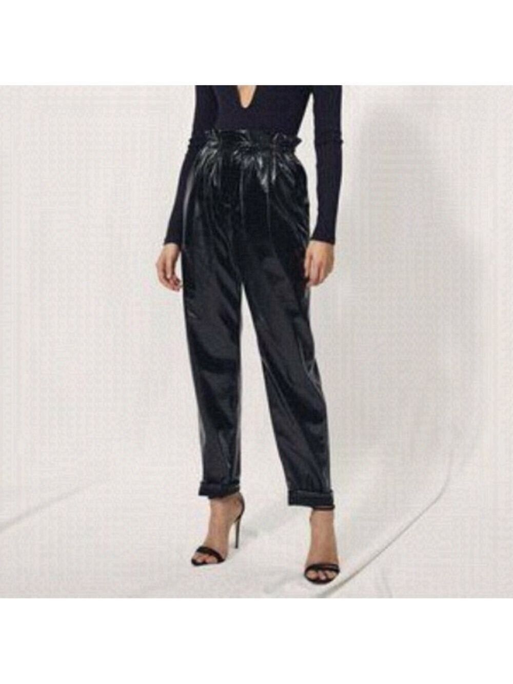 Aritzia Wilfred Black Jive Pants High Waister Faux Leather Pants Size  XS